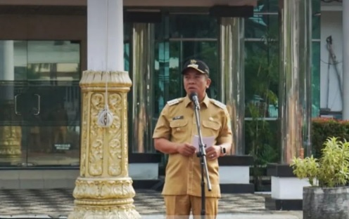 Pimpin Apel Pagi, Bupati Aep inginkan Percepatan Pembangunan di Kabupaten Karawang