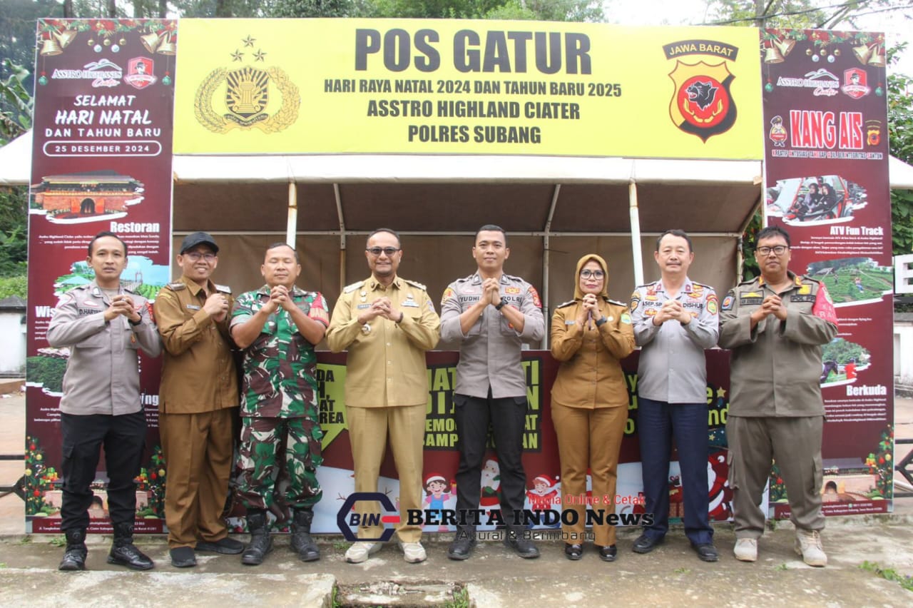 PJ,Bupati Subang Terjun Langsung Pantau Sejumlah Wilayah Perbatasan Subang Menjelang pergantian Tahun