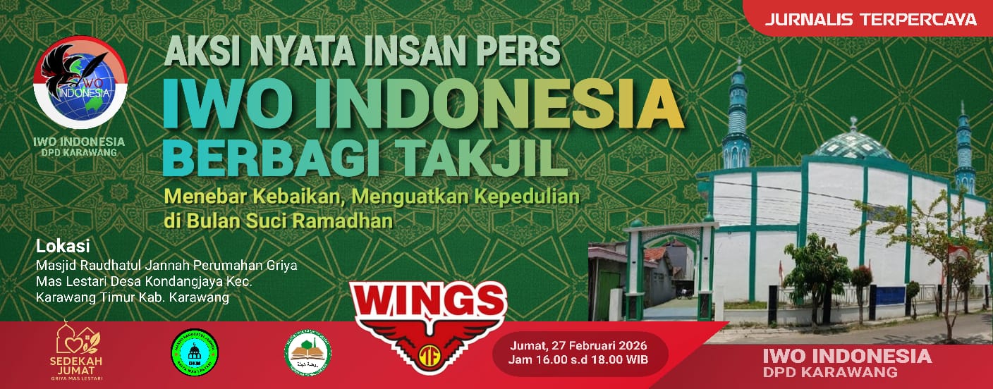 Perkuat Kepedulian Sosial, IWO DPD Karawang Siap Gelar Bagi Takjil