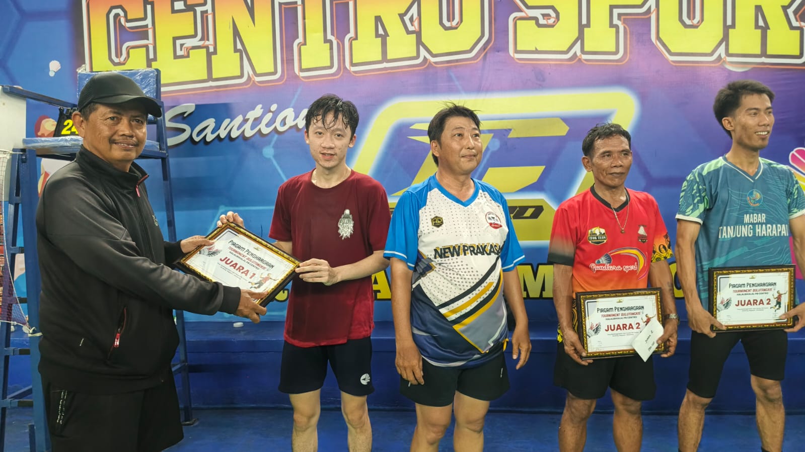 Final Turnamen Centro Sport Berlangsung Meriah, Panitia Apresiasi Partisipasinya Para Pemain